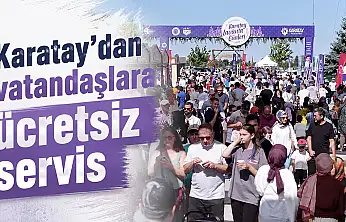 Karatay'dan vatandaşlara ücretsiz servis