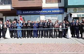 Karataylı muhtarlar yeni dernek binasına kavuştu