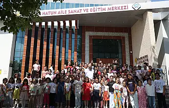 Konya Büyükşehir'in yaz kurslarında öğrenciler eğlenerek öğreniyor