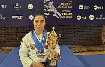 Konya Büyükşehirli İnan'dan çifte madalya