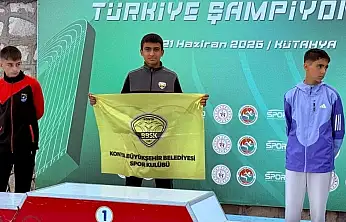 Konya Büyükşehirli İsmail, Türkiye şampiyonluğuna imza attı