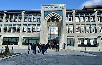 Konya'da 75 yıllık eğitim yuvası yeni binasına kavuştu