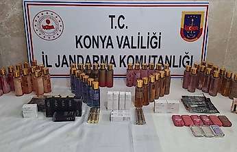 Konya'da 915 bin liralık kaçak ürün ele geçirildi