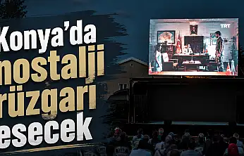 Konya'da açık hava sineması geri döndü: Sıradaki rota belli oldu