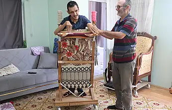 Konya'da bir babanın ömürlük nöbeti: Engelli oğlu için düzenek geliştirdi