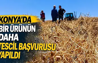 Konya'da bir ürünün daha tescil başvurusu yapıldı