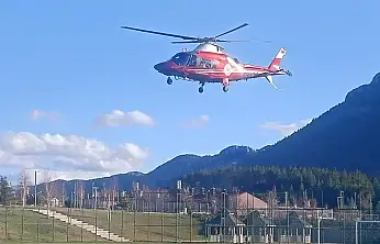 Konya'da böbrek hastasının imdadına hava ambulansı yetişti
