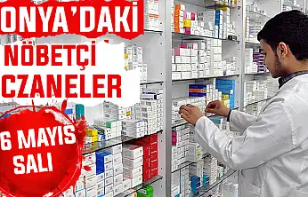 Konya'da bugün hangi eczaneler nöbetçi? 16 Haziran Salı günü