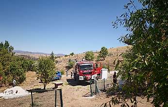 Konya'da çıkan anız yangını korkuttu