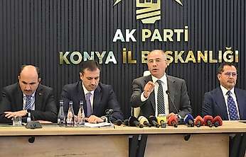 Konya'da Efkan Ala'dan dikkat çeken açıklamalar