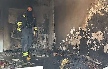 Konya'da elektrik kontağı yangına neden oldu