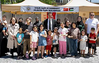 Konya'da Filistinli çocuklara şifa eli