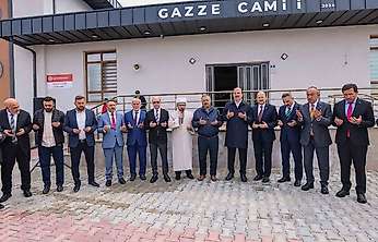 Konya'da Gazze Camii ibadete açıldı