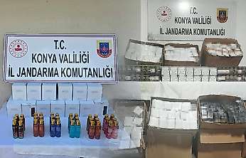 Konya'da kaçakçılara darbe! 800 bin liralık ürün ele geçirildi