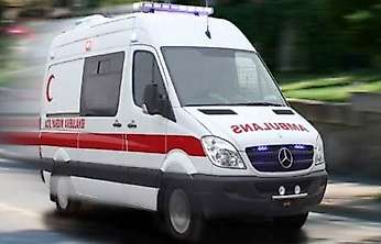 Konya'da kamyon kasasından düşen kişi hastanelik oldu
