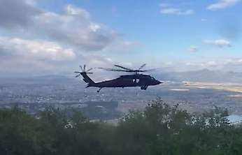Konya'da kayalıktan düşen kişi için helikopter operasyonu