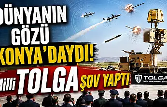 Konya'da nefes kesen gösteri! Milli TOLGA gücünü gösterdi