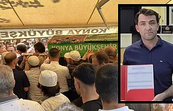 Konya'da öldürülen kuyumcu son yolculuğuna uğurlandı