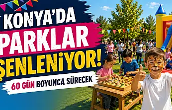 Konya'da parklar eğlenceye doyacak