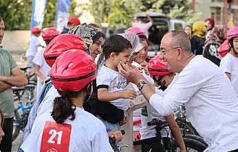 Konya'da pedalalar mahalle kültürü için döndü