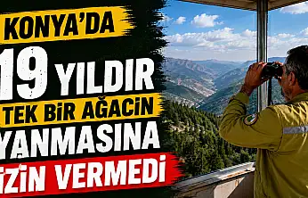 Konya'da yeşil vatanın sessiz kahramanı