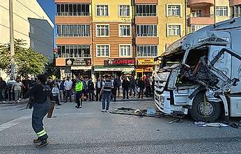 Konya'da zincirleme trafik kazası!