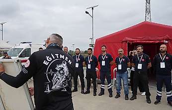 Konya dahil 6 ilden motosikletli sağlık ekipleri Samsun'da