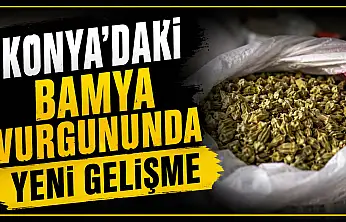 Konya'daki bamya vurgununda yeni gelişme
