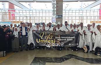 Konya'daki ilk kafile kutsal topraklara uğurlandı