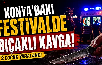 Konya'daki konserde bıçaklı kavga!
