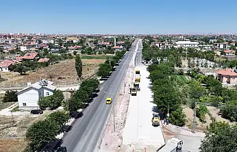 Konya'daki o cadde modern bir görünüme kavuşuyor