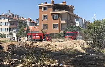 Konya'daki yangında faciadan dönüldü