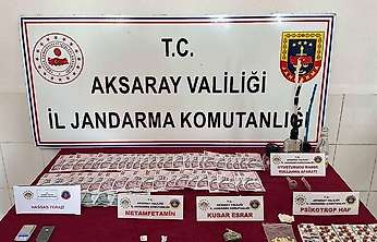 Konya'dan Aksaray'a uzanan uyuşturucu sevkiyatına jandarma darbesi