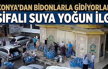Konya'dan bile gidiyorlar! Ünü illeri aşan kaynak suyu