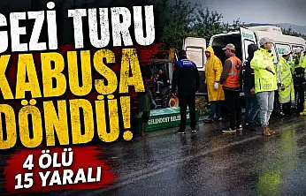 Konya'dan hareket eden tur otobüsünde can pazarı!