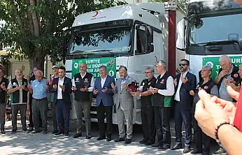 Konya'dan Suriye'ye 80 milyonluk yardım eli