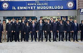 Konya Emniyeti, Genel Müdür Fidan'ı ağırladı