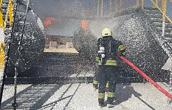 Konya İtfaiyesi dünyada bir ilke imza attı!