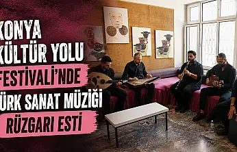 Konya Kültür Yolu Festivali'nde Türk sanat müziği rüzgarı esti