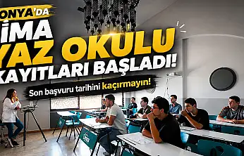 Konya LİMA Yaz Okulu kayıtları başladı: Son başvuru tarihini kaçırmayın!