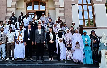 Konya, Moritanyalı Türkçe sevdalılarını ağırladı