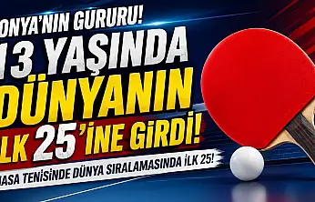 Konya'nın gururu! 13 yaşında dünyanın ilk 25'ine girdi