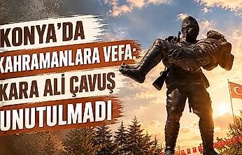 Konya'nın gururu baba-oğul şehadetlerinin 104. yılında anıldı