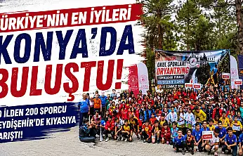 Konya, Türkiye Oryantiring Şampiyonası'na ev sahipliği yaptı
