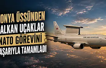 Konya üssünden kalkan uçaklar NATO görevini başarıyla tamamladı