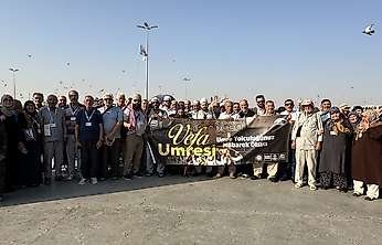 Konyalı umreciler kutsal topraklardan döndü