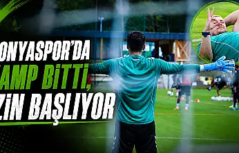Konyaspor'da kamp bitti, izin başlıyor