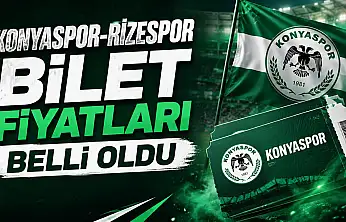 Konyaspor'da Rize maçının biletleri satışta