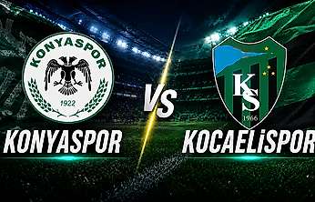 Konyaspor - Kocaelispor maçı özeti