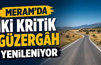 Meram'da iki kritik güzergah yenileniyor